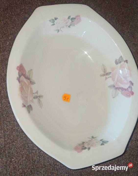 Filiżanki z 2 talerzykami KPM Róża subtelna Gdańsk
