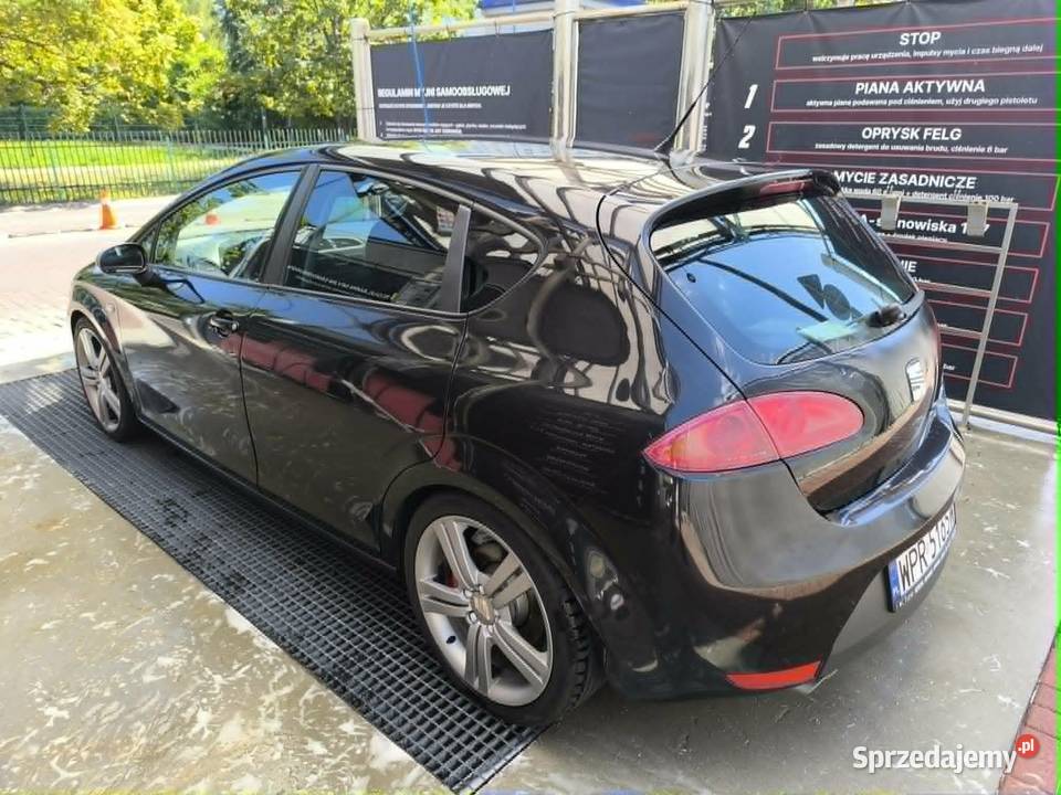 SEAT leon fr 20 tfsi 200 klima tempomat czarny Warszawa