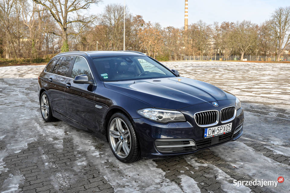 BMW Seria 5 20d 190 Automat Lift 2016 r Skóry Wrocław
