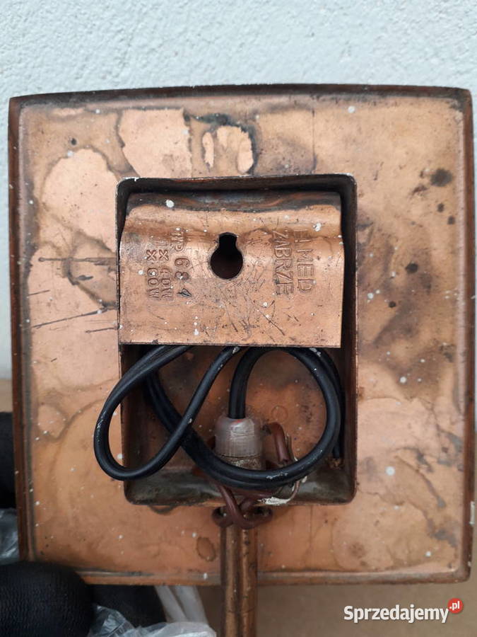 Modernistyczny kinkiet Elmed Zabrze Warszawa