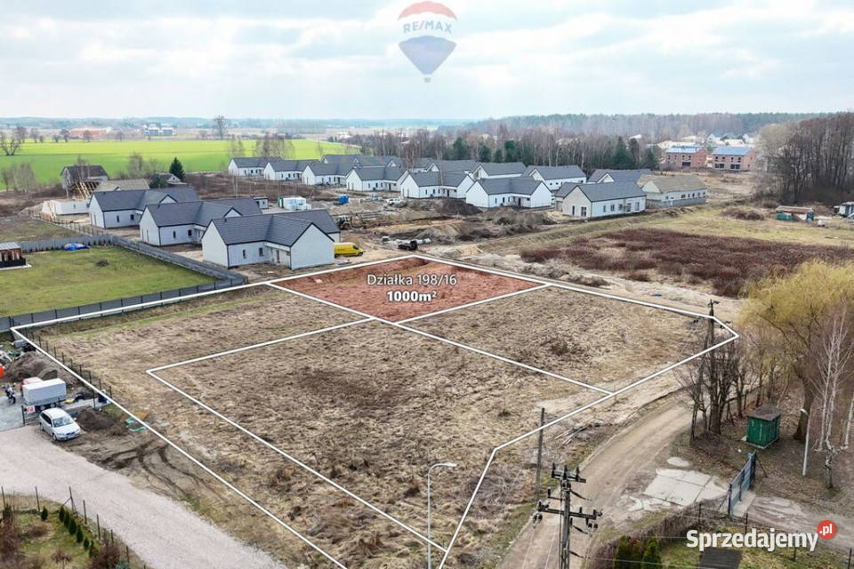 Działka 1000 m MPZP Kajetany gm Nadarzyn