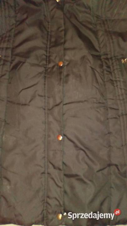 Duży pśłaszcz damski z kapturem ocieplany Warszawa