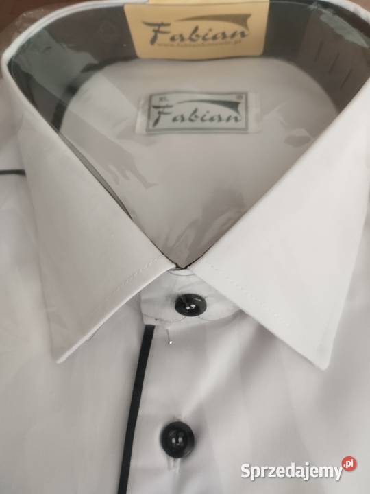 Koszula męska FABIAN biała XL długi rękaw Warszawa