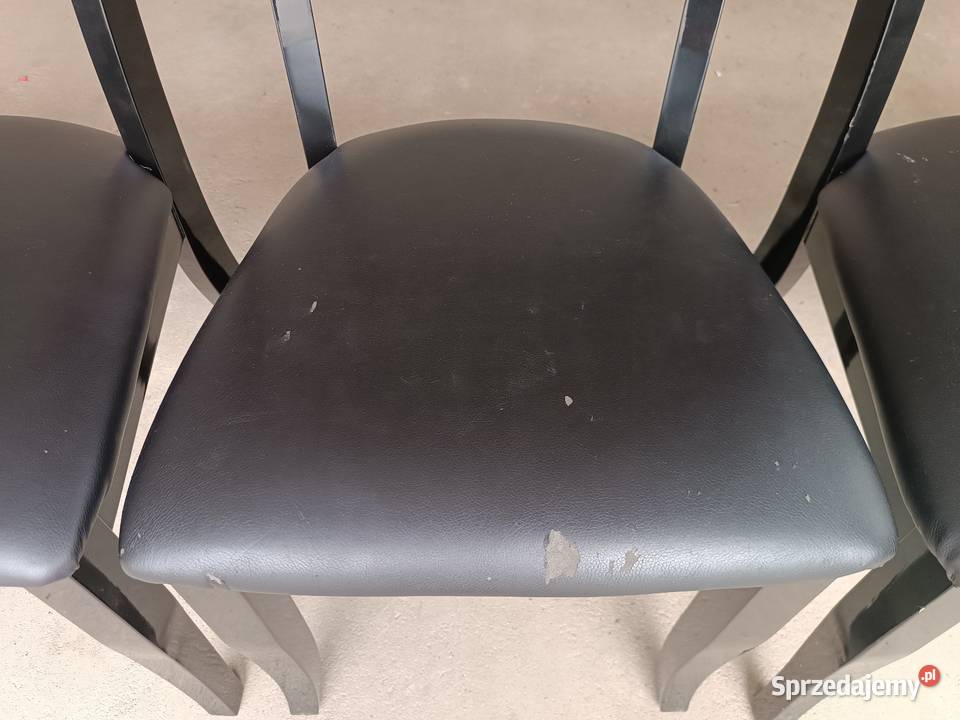 Krzesła do jadalni salonu 6 sztuk drewniane 48cm Lublin