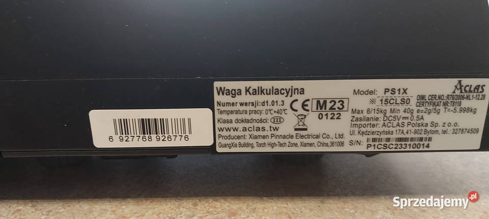 Waga sklepowa Łęczna