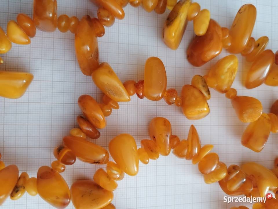 Stary Naszyjnik Bursztyn Bałtycki 106gram podlaskie Białystok