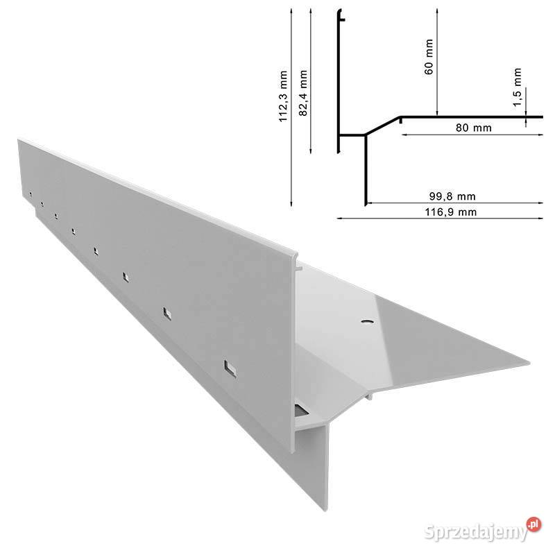 Profil okapowy na tarasy wentylowane Renoplast Pozostałe mazowieckie Warszawa