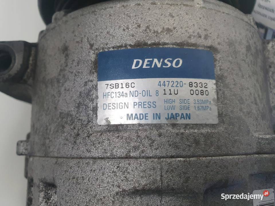 SPRĘŻARKA KLIMATYZACJI Rover 45 20 V6 4472208332 osobowe lubelskie Chełm