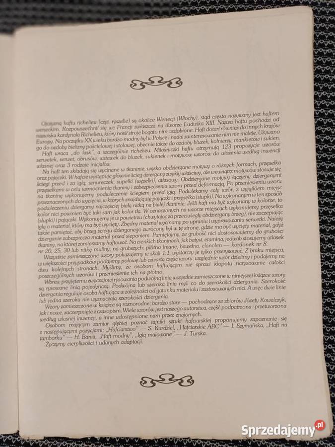 9 Haft richelieu Halina Kowalczyk Alicja Poznań