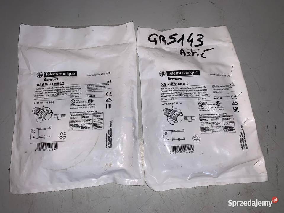 Telemecanique XS618B1MBL2 Inductive Sensor Warszawa