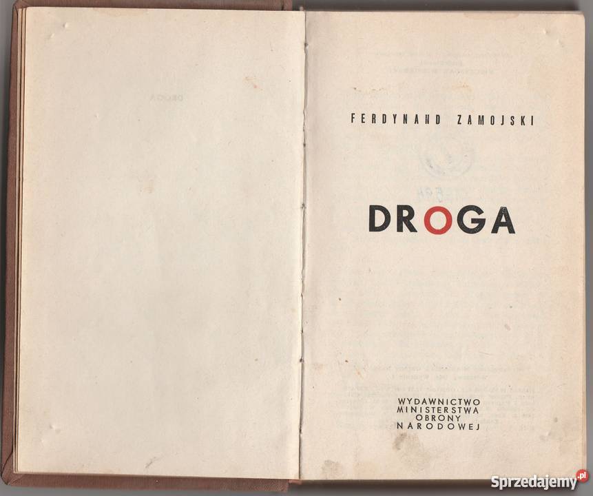 7110 DROGA FERDYNAND ZAMOJSKI Proza i poezja Czyrna