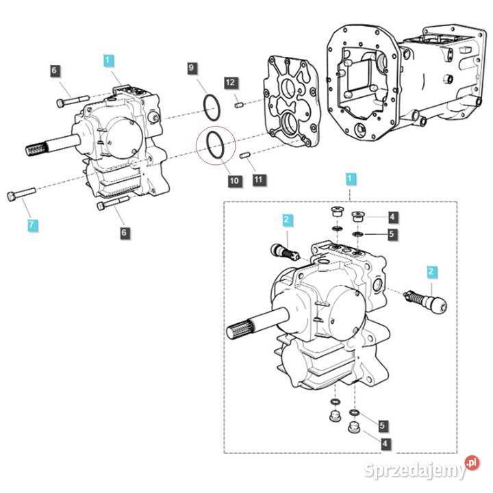 Oring 6940 x 310 LS MT335 LS MT340 S802070010 Tajęcina sprzedam