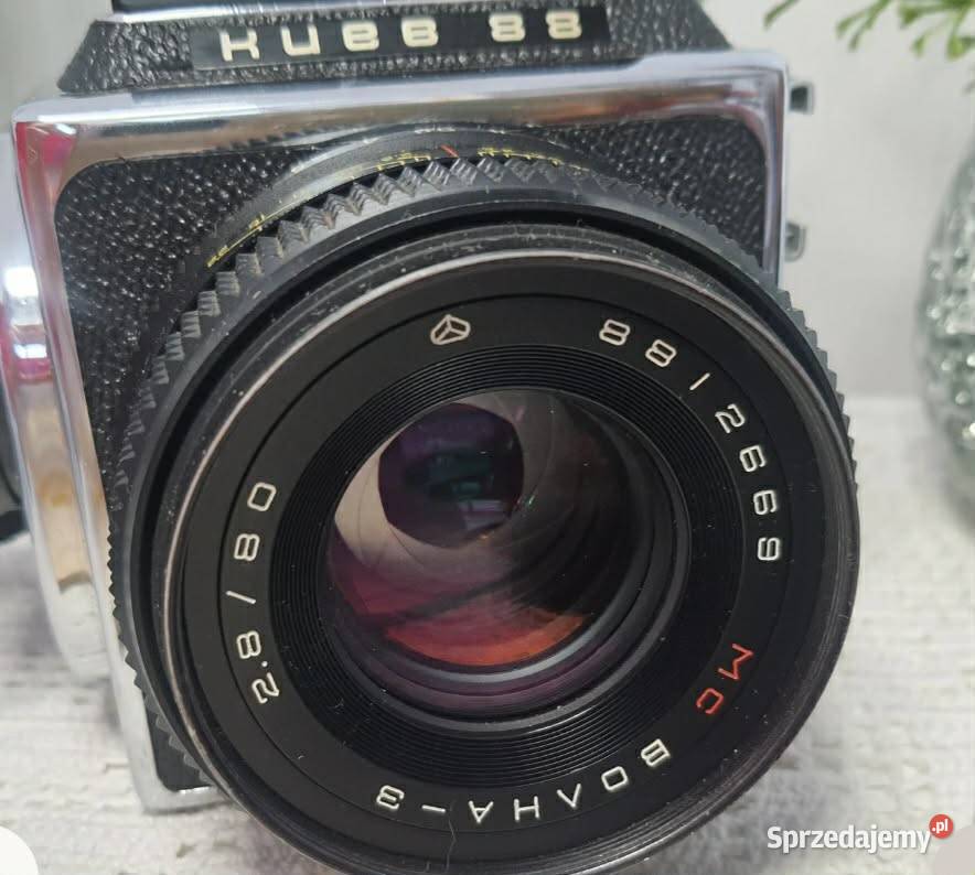 Aparat średnioformatowy Kiev 88 obiektyw Volna Suwałki