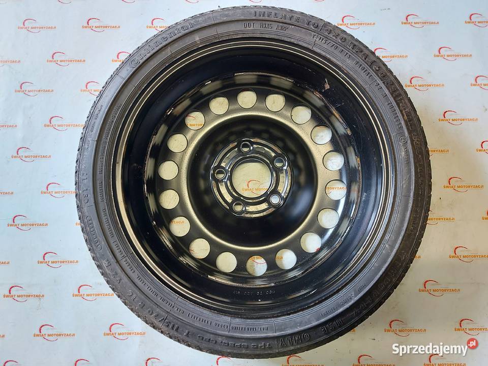 OPEL ASTRA J ZAFIRA C koło dojazdowe 1157016 92M Opony i felgi Kielce