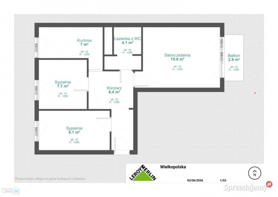 Mieszkanie Kielce 522m2 3 pokojowe