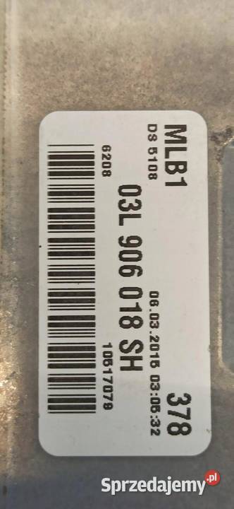 AUDI Q5 KOMPUTER SILNIKA 20TDI 03L906018SH Komputery