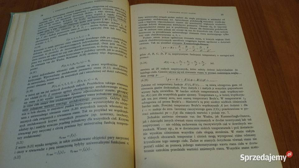 Termodynamika fenomenologiczna Józef Werle pomorskie Gdańsk