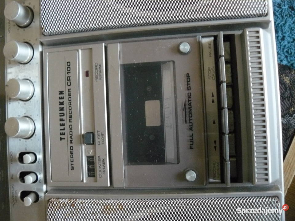 Radiomagnetofon Telefunken CR 100 82 r lubuskie Nowa Sól sprzedam