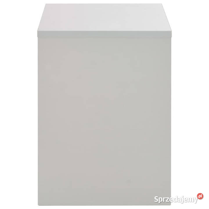 Toaletka z lustrem i stołkiem szara 104 x 45 x Meble Warszawa sprzedam