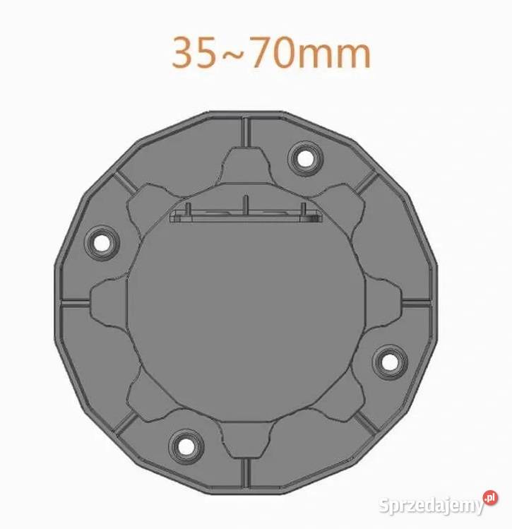 Wspornik regulowany pod legar ETL 3570mm Czarny Warszawa