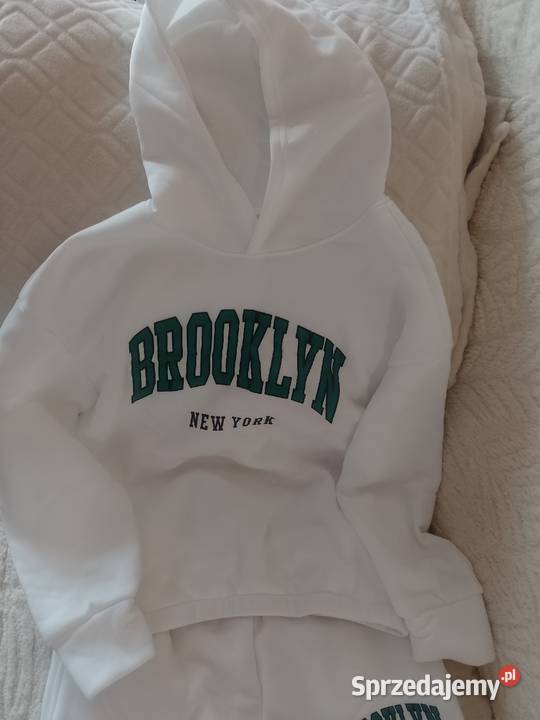 40L Shein Białe dresy z kapturem Nowe Odzież sportowa małopolskie Kraków