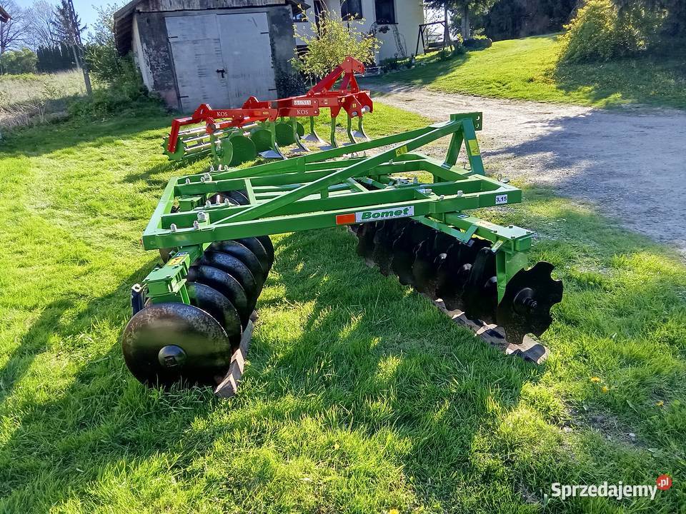 Brona talerzowa Bomet 3m nieuszkodzony Agregaty