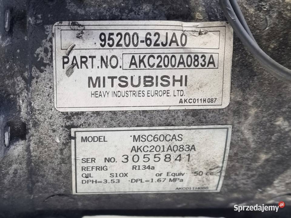 SPRĘŻARKA KLIMATYZACJI Suzuki SX4 16 16V pompa Rudka