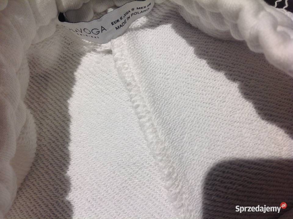 Spodnie Dresowe Damskie OLA VOGA S Białe j NOWE biały