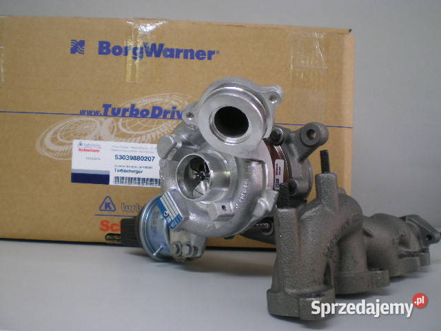Turbosprężarka BorgWarner KKK 53039880207 osobowe Siedlce sprzedam