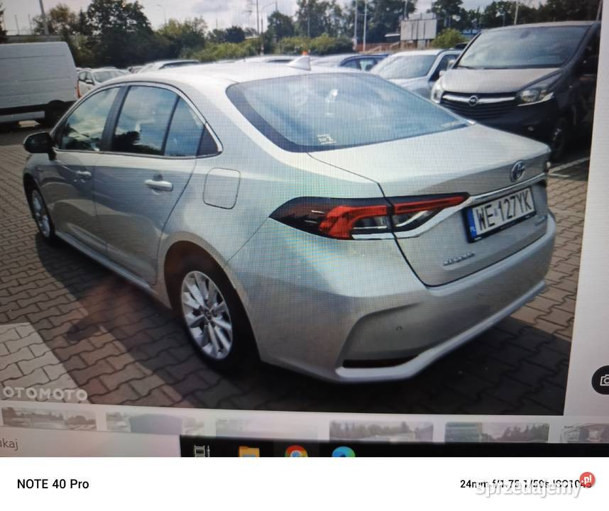 Toyota Corolla Hybryda E 21 2019 2020 komputer pokładowy Corolla Włocławek
