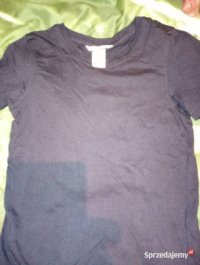 Czarny podkoszulek Tshirt HM 110160