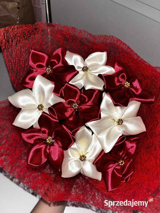 Bukiet ręcznie wykonanych kwiatów Plumeria ze lubelskie Zamość