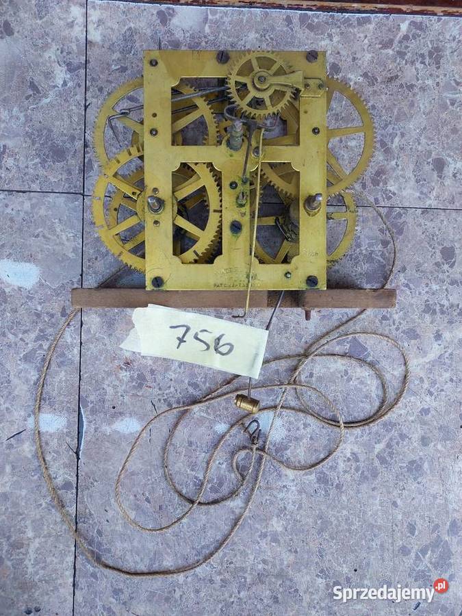 756 Mechanizm starego zegara ściennego Antyki, Sztuka, Kolekcje Tczew