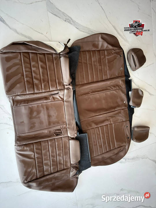 POKROWCE Oryginalne Zestaw Skóra na Fotele Pasłęk