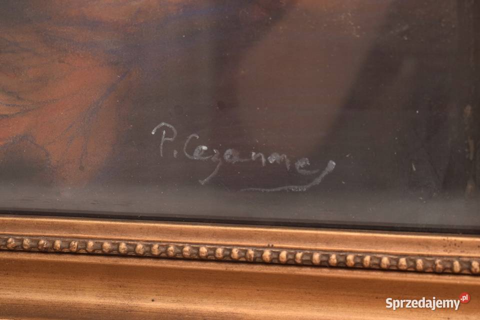 PAUL CEZANNE MEMENTO MORI Czaszki STARY OBRAZ z