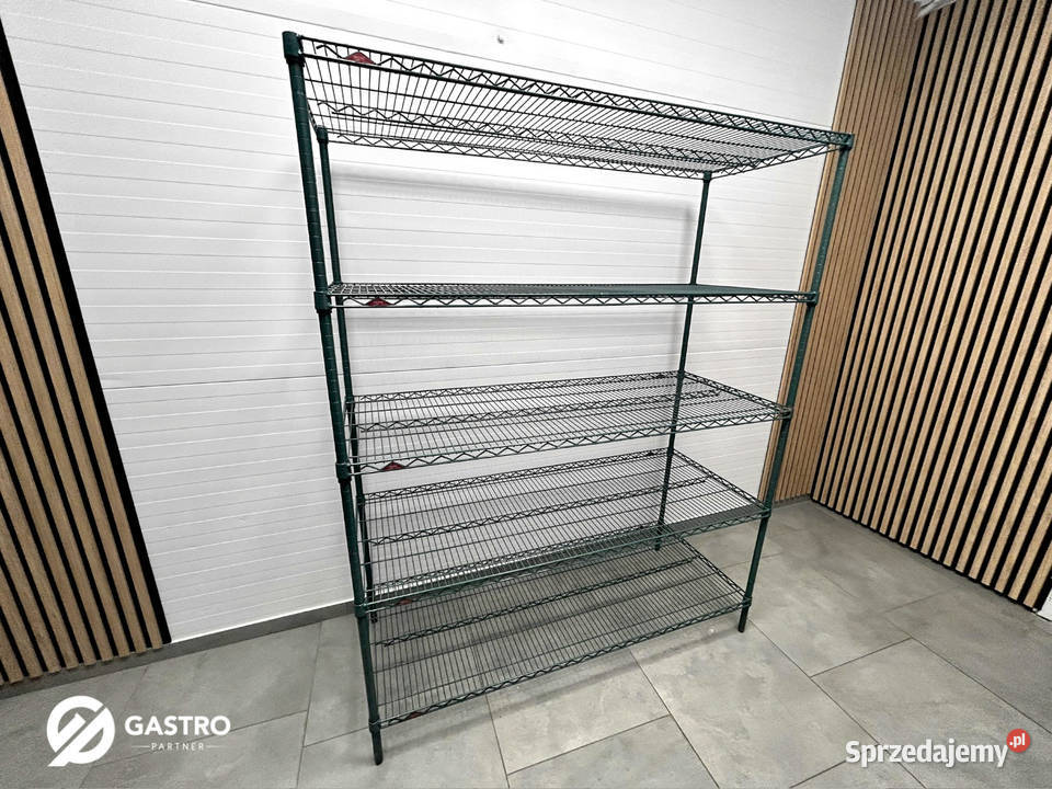 Regał metalowy z powłoką antykorozyjną Gastronomia