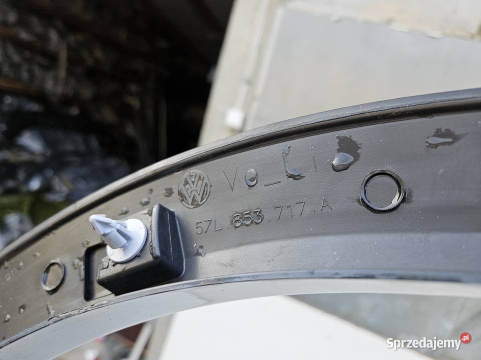 VW TAYRON II 57L LISTWA BŁOTNIKA LEWY PRZÓD LEWA