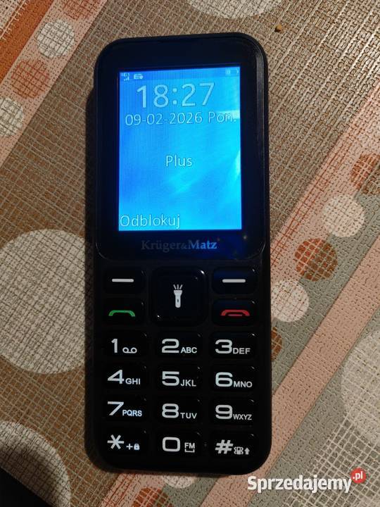 Telefon seniora klawiszowy Telefony komórkowe