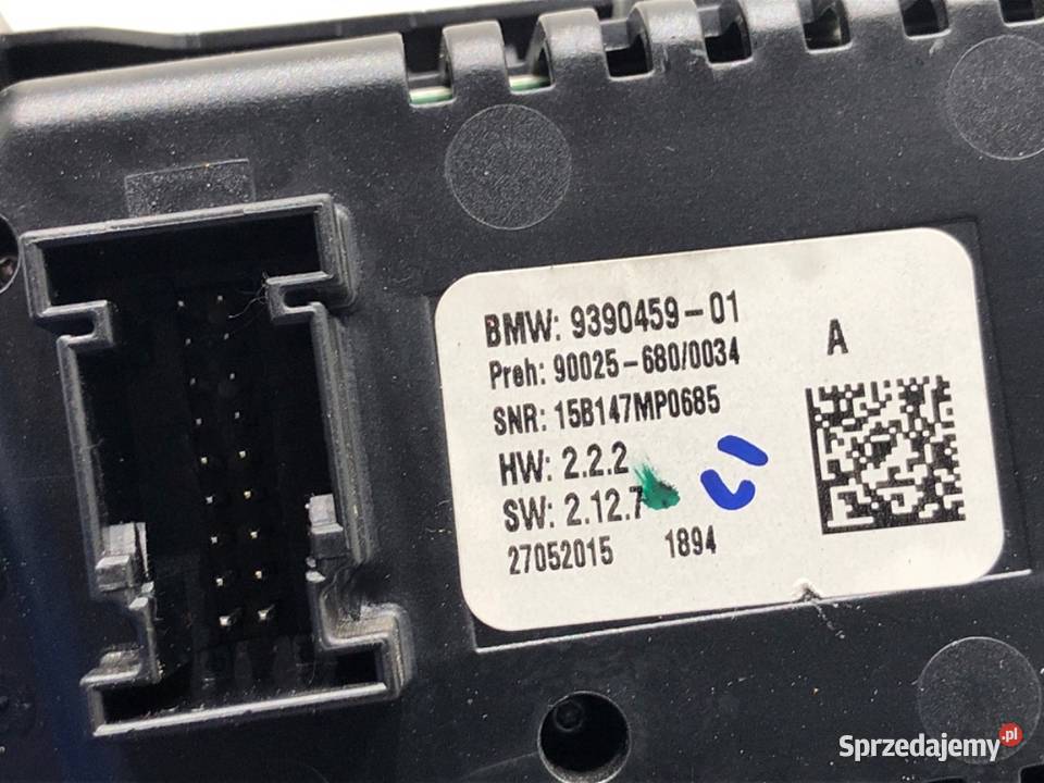 PANEL STEROWANIA NAWIEWU RADIA BMW F16 9390459 osobowe