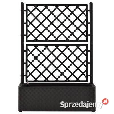 vidaXL Podwyższona donica z treliażem i systemem