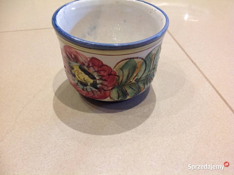 Ceramiczna Osłonka Ręcznie Malowana Nowa Sól