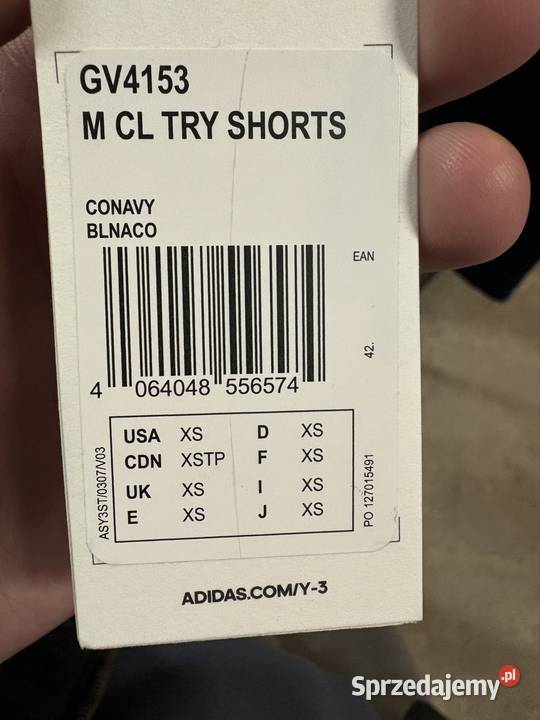 Y3 M CL TRY SHORTS Warszawa