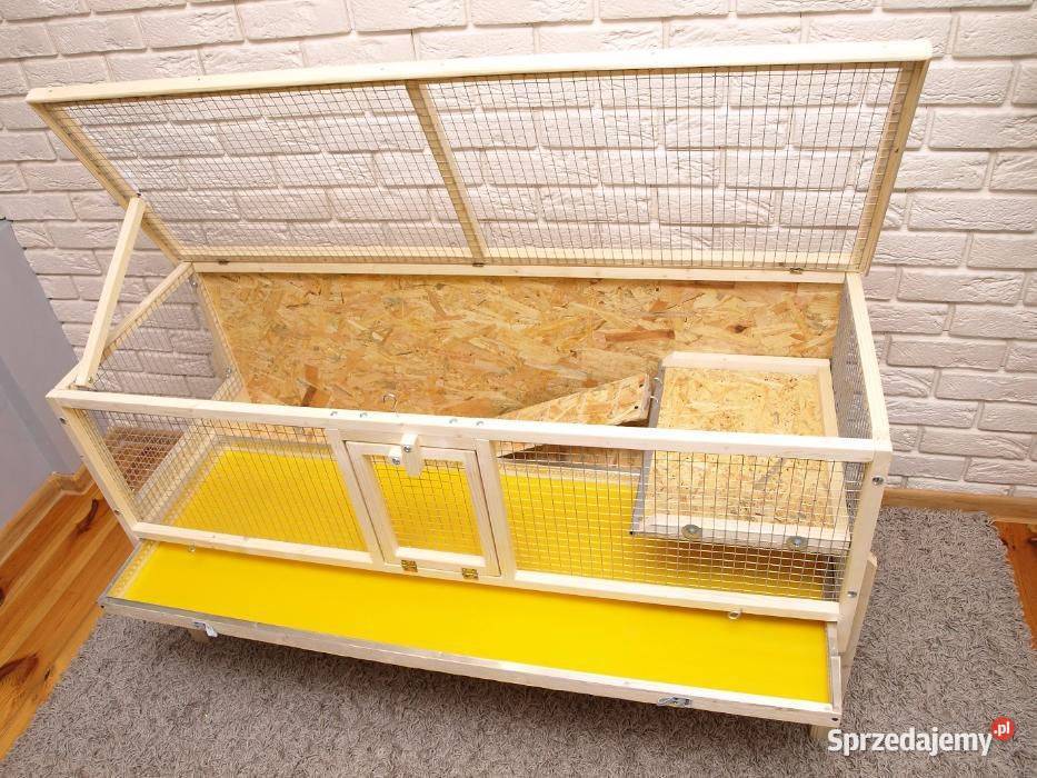 Klatka drewniana zagroda królika świnki morskiej Myszków sprzedam