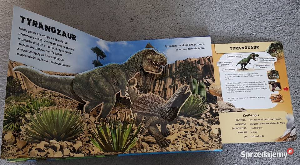 Groźne dinozaury Przyroda w 3D z dźwiękiem