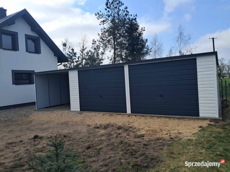 Garaż blaszany wiata Konstrukcja W OCYNKU podlaskie Białystok sprzedam