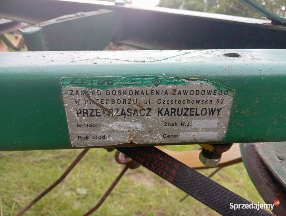 przetrząsarka pajak nieuszkodzony Zgrabiarki i przetrząsacze Gowarczów