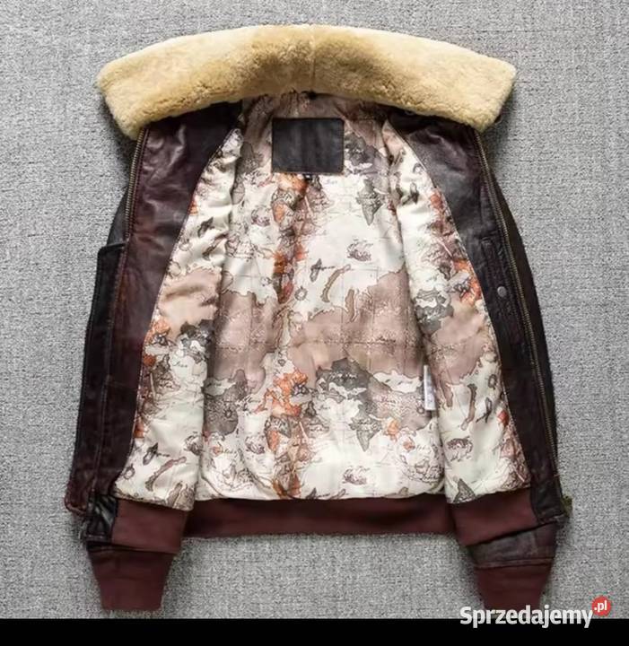 Kurtka ze skóry naturalnej kultowa Top Gun mazowieckie