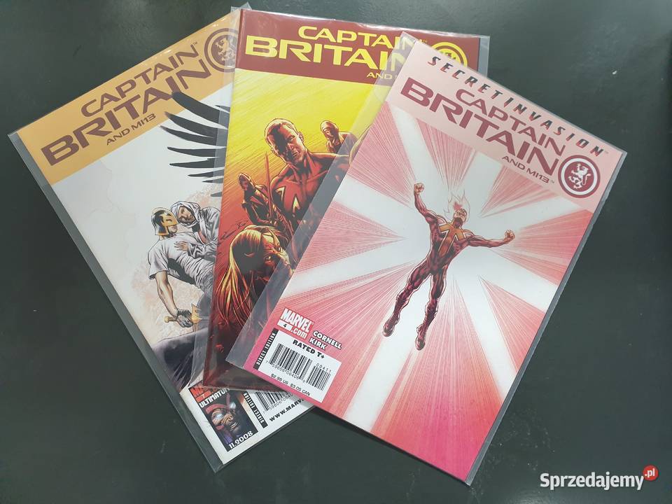 Captain Britain 3 oryginalne komiksy Marvel USA Gdynia
