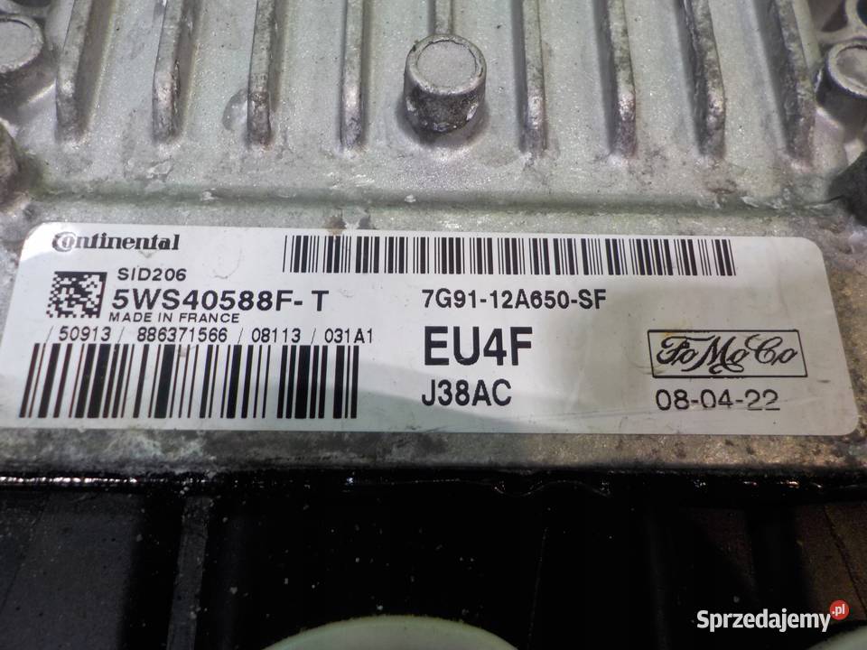 FORD S I MK1 18 TDCI 08r sterownik komputer osobowe Czujniki i sterowniki