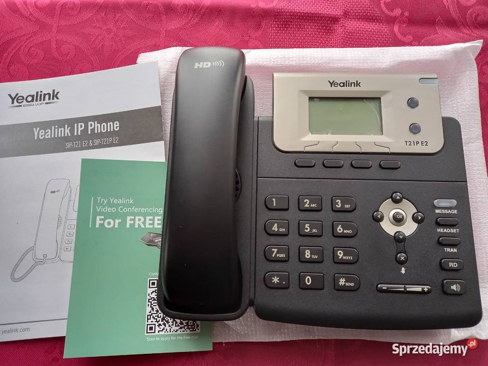 Telefon stacjonarny Yealink T21P E2 Panasonic podlaskie Łomża
